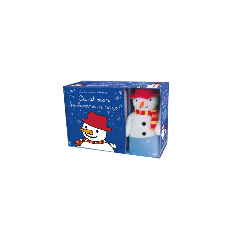 Les tout-doux - Coffret OÃ¹ est mon bonhomme de neige ? (Livre et peluche)